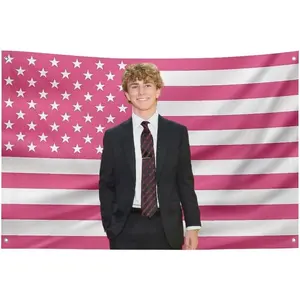 Tapestry Funny American Walker Pink Red Flag Wall Hanging Poster Holiday Gift Wall Scobell Decoration Bedroom Living Room Dining Room College Dorm Concert 3x5 Feet Style