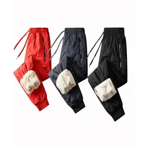 Men's 3-pack Thickened Winter Pants - Extreme Cold,Protection (-10 °   C/14 °   F), Windproof Zipper Design, Versatile for Hiking, Fitness, and Street Wear, Perfect Gifts for Family and Friends During Autumn, Winter, Christmas, and Halloween