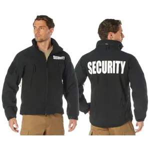 Black Waterproof Special Ops Soft Shell Double Sided Security Jacket