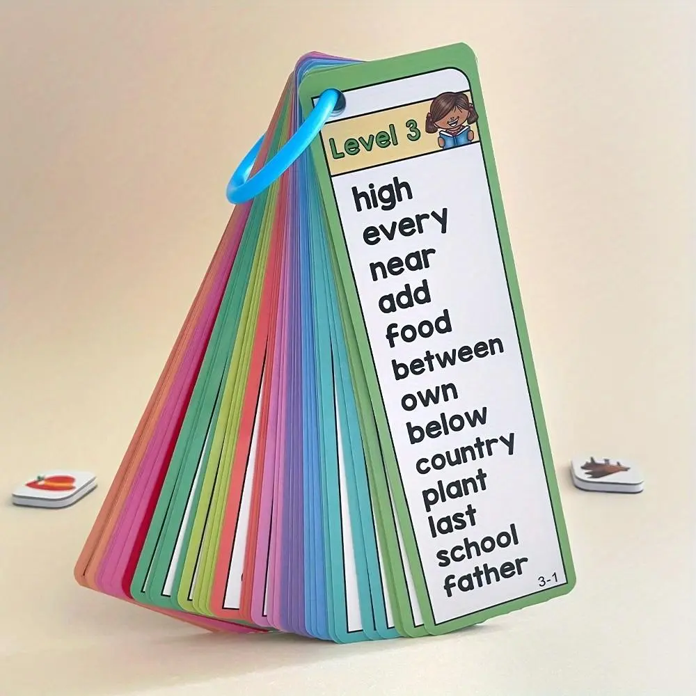 Sight Words Flash Cards, 1 Set Sight Word Games, Learning Activities for Kids, Educational Toys for Kids, Vocabulary Flashcards, Toddler Flash Cards, Preschool Learning Tool