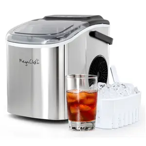 MegaChef 26lb Portable Bullet-Ice Maker