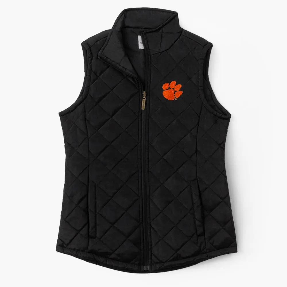 Clemson Tigers Puffer Vest | Black