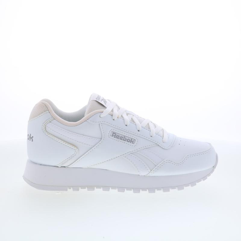 Reebok Glide Wide D Womens White Wide Synthetic Lifestyle Sneakers Shoes