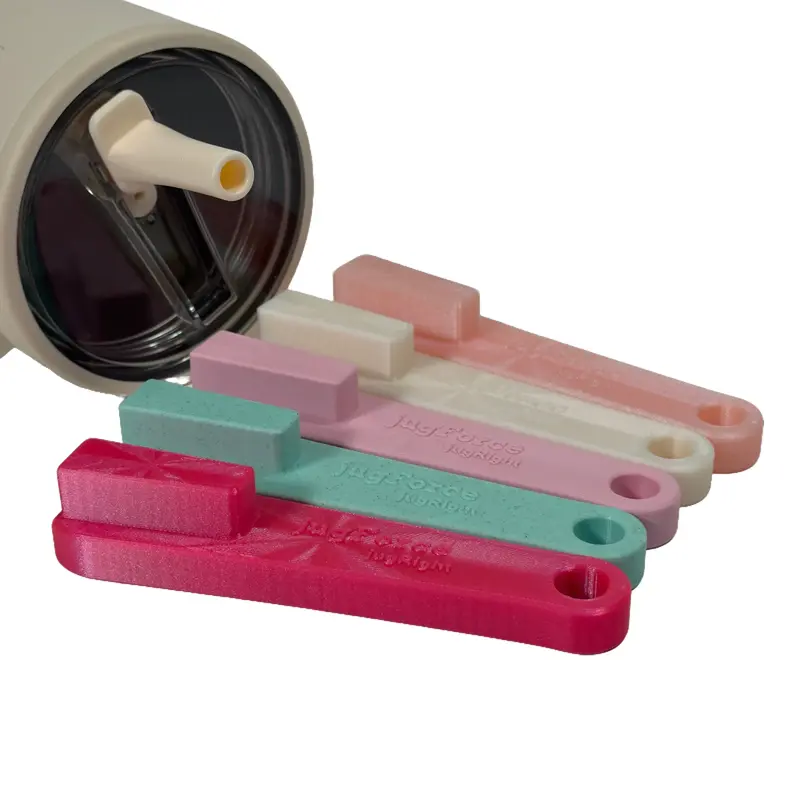 jugRight by jugForce - Lid Opening Mobility Assistant, Leverage Tool to Prevent Damage, Compatible with HydroJug for Stuck Lids, 3D Printed in Chicago, Tumbler Rescue Tool