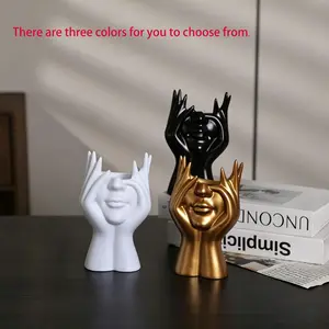 New Creative Human Body Art Desk Organizer, Work Organizer, Multi-Functional Pen Holder & Pen Stand & Makeup Brush Container, Decorative Office Supplies, Stationery Storage Organizer, Desk Accessories, Multifunctional Stationery, Desk Tidy