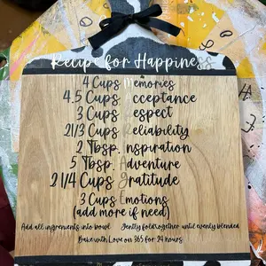 Kitchen decor/cutting board decoration/ home decor/ wall decor/ sign Cow Wooden Wood Chopping Board Chopping