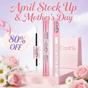 uCoolMe Lashes [Black Glue]  [White Glue]  2In1 Bond & Seal Waterproof Glue For Lashes Cluster Strong Hold For Beginner Friend Makeup Glue JumpstartSale