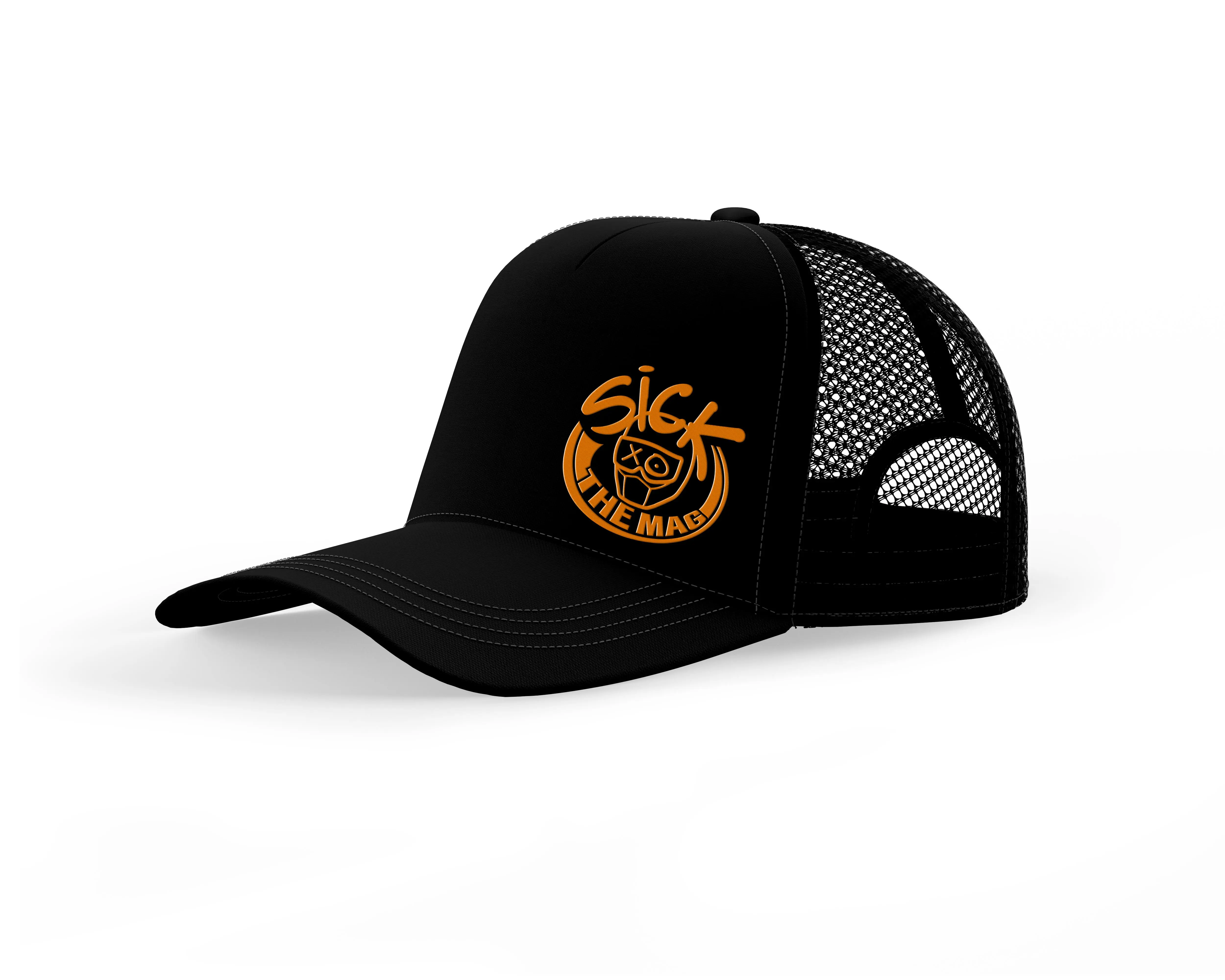 STM Black Snapback Hat for Men, Fashion Accessory