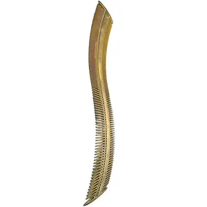 JIGGSAWMILLIONS Gold Curved Comb - All Purpose Combs, All Hair Types, Detangling & Styling Comb hair brush