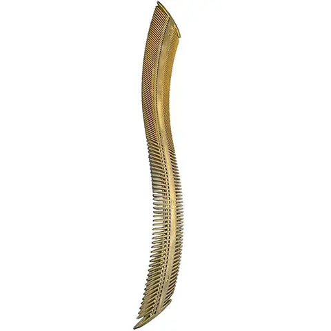JIGGSAWMILLIONS Gold Curved Comb - All Purpose Combs, All Hair Types, Detangling & Styling Comb hair brush