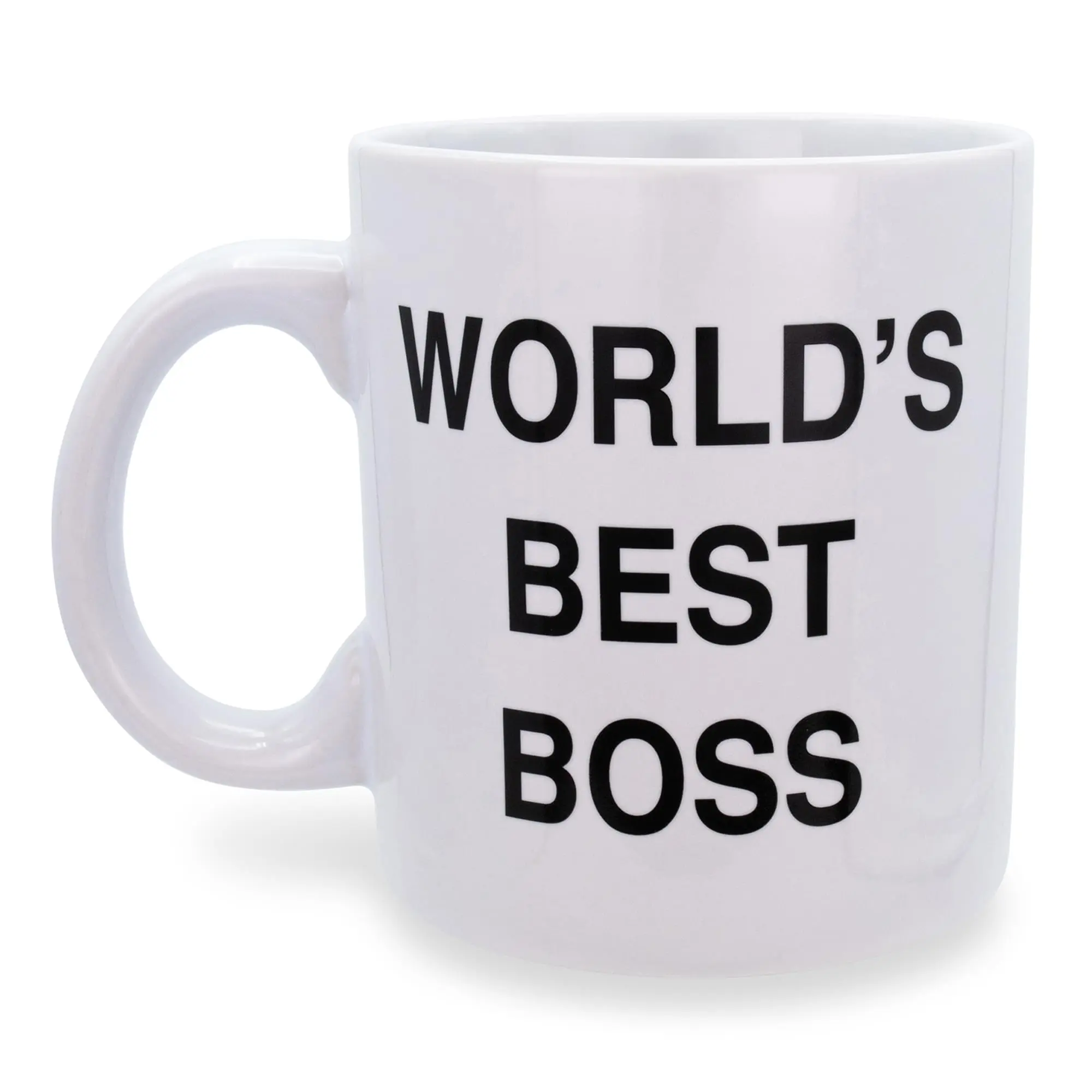 The Office Dunder Mifflin "World's Best Boss" Ceramic Mug | Holds 20 Ounces The Office Dunder Mifflin "World's Best Boss" Ceramic Mug | Holds 20 Ounces