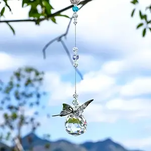 Beautiful Butterfly Crystal Sun Catcher, Perfect Valentine's Day or Birthday Gift, Home Decor, Room Decoration Ornaments, Single Pack, Elegant Design, Hanging Ornaments