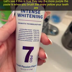 【MSDRWIKEY】New 7-Pro Intensive Toothpaste | Upgraded Purple Formula with 7 Probiotics | Deep Enamel Repair & Long-Lasting Freshness