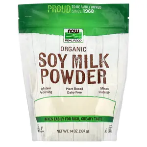 NOW Foods Real Food, Organic Soy Milk Powder, 14 oz (397 g)