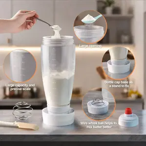 Pancake Batter Dispenser with BlenderBall & Wire Whisk – 4.5 Cup Silicone Heat Resistant Batter Mixer, Easy Pour Squeeze Bottle for Pancakes Waffles Cupcakes Muffins & Crepes – TikTok Kitchen Gadget Must Have