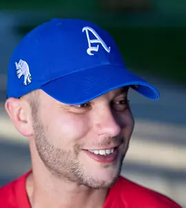 Philadelphia Athletics Royal Blue Adjustable Hat with Elephant Patch