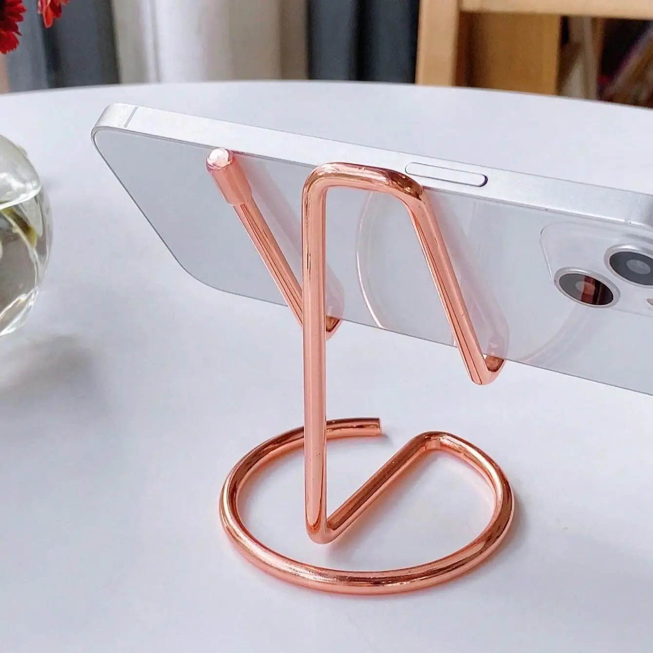 Desktop Phone Holder, Sturdy and Durable Phone Stand, Universal Desktop Phone Holder for Home Office, Phone Accessories