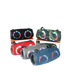 100W high power bluetooth speaker portable RGB colorful light waterproof wireless subwoofer 360 stereo surround TWS FM boombox