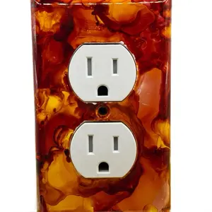 Handmade wall plate electrical outlet cover Decoration