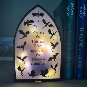 The Thirteen Bookshelf Decor - Throne of Glass inspired