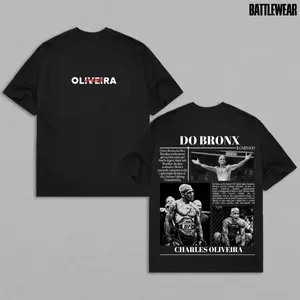 Charles Oliveira 'Do Bronx' Legacy Tee, Do Bronx UFC Fighter T-shirt, UFC Fan Custom Graphic Design, Gift For UFC MMA Fans