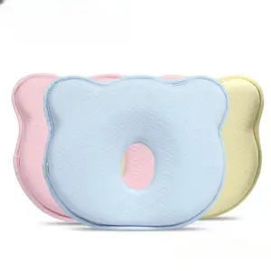 Head Support Memory Foam Pillow, Slow‑Rebound Cotton Core Ergonomic Sleep Cushion, Comfortable Neck Support Pillow for Restful Night Sleep, Summervibes
