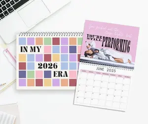 In my 2026 Era Calendar | wall calendar | birthday gift for her | home office gift | eras merch | teacher holiday gift | coworker gift