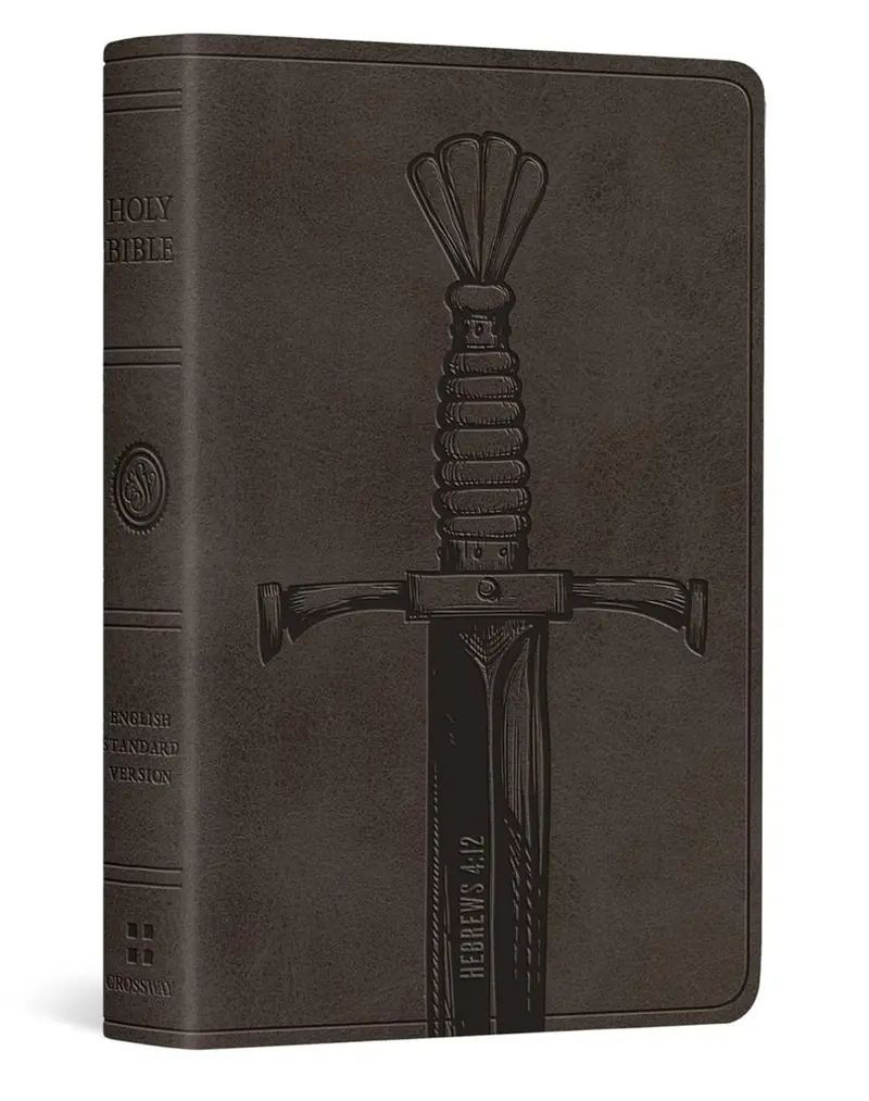 Crossway Pocket New Testament with Psalms and Proverbs TruTone Silver Sword Design Affordable Portable Durable Craftsmanship