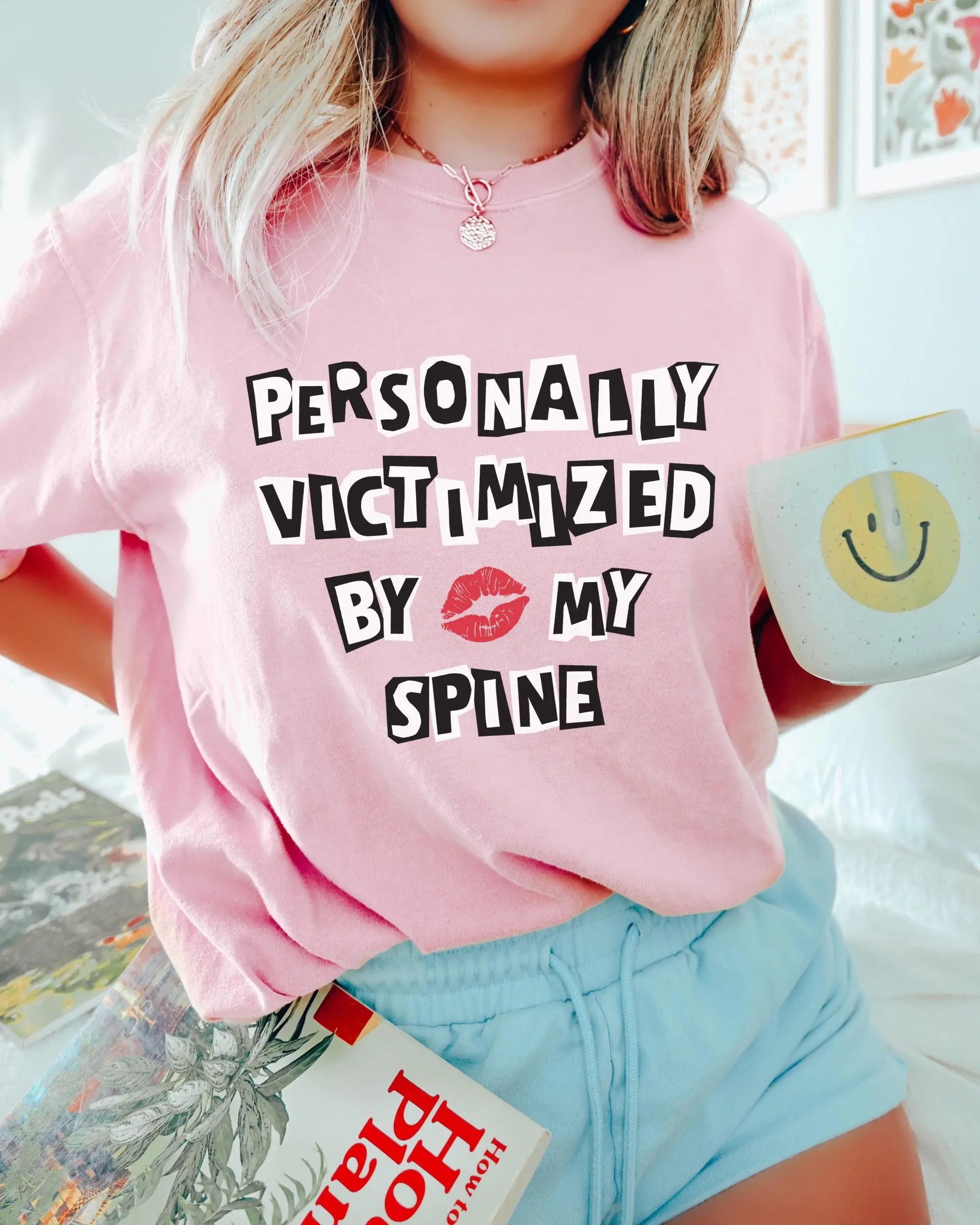 Comfort colors Personally Victimized By My Spine Disease Shirt Scoliosis T-shirt Ankylosing Spondylitis Tee Spinal Cord Injury Awareness Back Surgery Gift WChiarMalfo