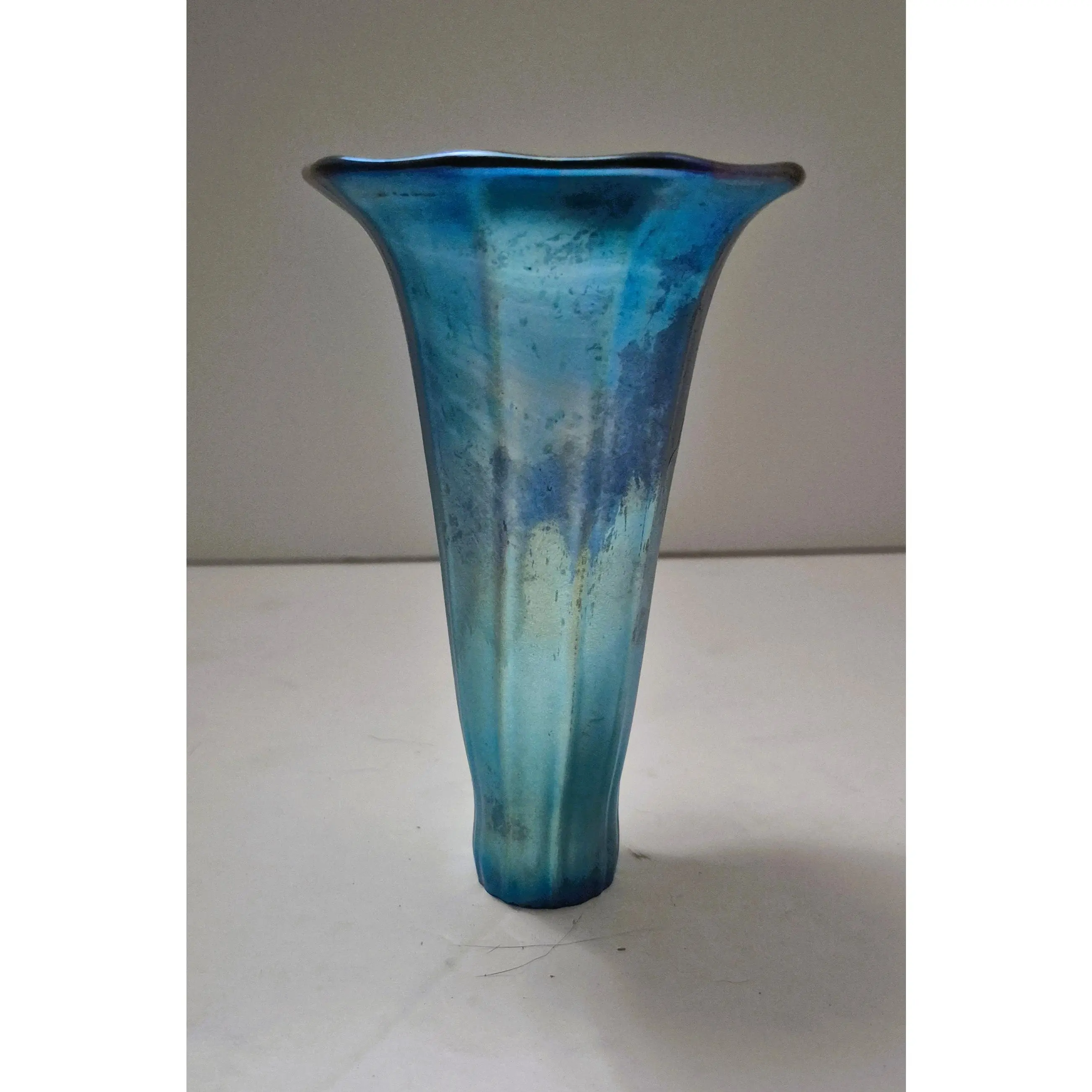 Blue Aurene Lily Lamp Shade | 1⅛" Fitter | SKU 61977