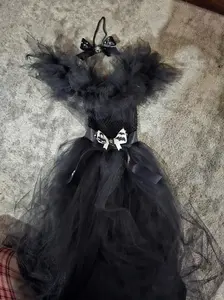 Wednesday Addams Tutu Dress - Creepy Cute & Totally Iconic Black Tulle Dress Inspired by the Show Perfect for Themed Events or Casual Wear