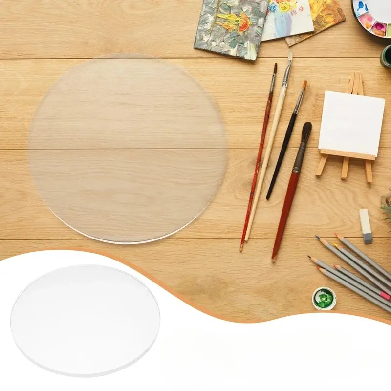 Gel Arts Gel Printing Plate for Printmaking Reusable Monoprinting Clear Plate for Art and Craft Assortment Scrapbooking