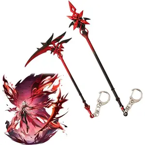 Genshin Impact Sword Keychains Arlecchino Weapon Metal Keychain Skyward Blade Key Rings Gifts Collections