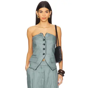 OSIS STUDIO Molly Top in Teal