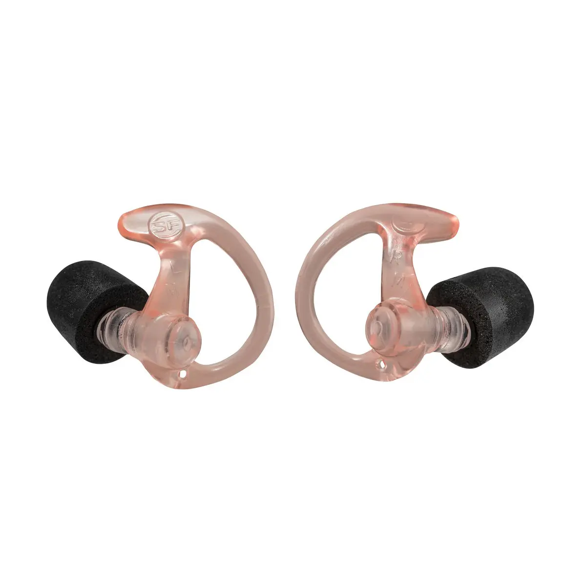 SureFire EP10 Sonic Defenders Ultra Max Full-Block Foam-Tipped Earplugs, Medium, Clear, Pair