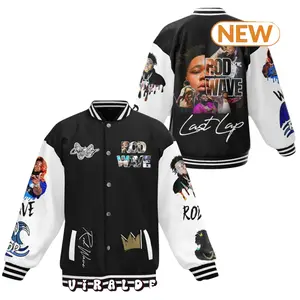 Rod Wave – Last Lap Signatures Baseball Jacket