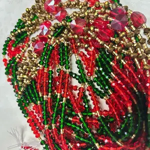 Auntie Ama’s Evergreen Abundance Crystal Waist Beads