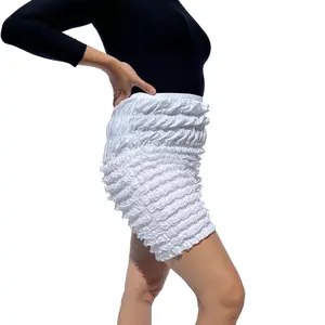 Folkicks Women's Folklorico Bloomers, Pettipant, Calzonera, Lace Ruffles, Nylon, Regular Length