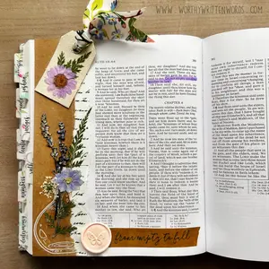 Empty to Full Old Testament Bible Journaling Page Kit