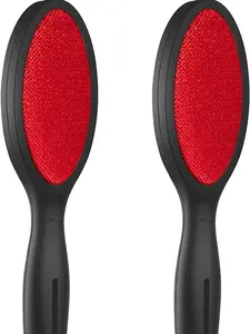 Lint Brush Lint Remover Lint Brushes for Clothes - Dual Sided Reusable Pet Hair Remover for Clothes Sheet Carpet Furniture Fabric, 2 Count