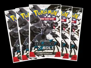 5 Scarlet & Violet Black Bolt Booster Packs
