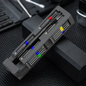 Precision Magnetic Screwdriver Kit for Small Electronics Repair. Essential Tools for DIY, IT & Tech Maintenance. Portable Multi-Function Set for Watches, Phones, Laptops. High-Quality Driver Kit with Multiple Bits for Device Disassembly.