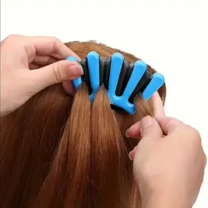 2pcs set/1pc Women's Braiding Tool Set, DIY Sponge HairTwister & Five-Finger Curler, Heatless HairCurlers, Hair Curlers, Quick Easy Braid TwistCurl Hairstyle Maker, Professional Multi-Function Beauty Accessory