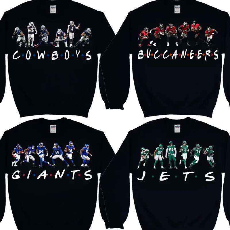 [Sale Up To 50%] Vintage All Football Teams Player Sweatshirt, Shirt For Football Fans, Gift Fan Sport Menswear Tops Classic Cotton