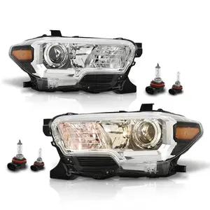 Fit For 2019-2023 Toyota Tacoma w/ Fog Lights Halogen Headlights Assembly LH RH