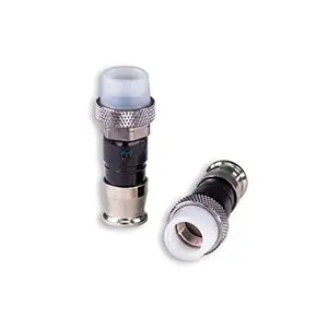 SatelliteSale Indoor/Outdoor Coaxial F-Type Fittings Weather-Seal Connectors for RG-59 Coax Cables Pack of 4 Pcs