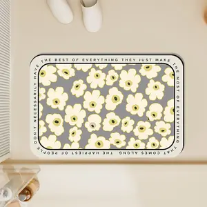 Multifunctional Diatomaceous Earth Mat, Absorbent Quick-Dry Non-Slip Moisture-Proof, Bathroom Bedroom Kitchen Entryway, Durable Easy-Clean Comfort Pad