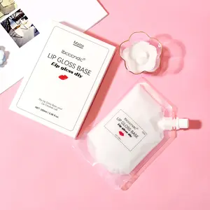 ibcccndc Matte Lip Gloss Base, Long-Lasting Lip Primer & DIY Base, Matte Finish, Non-Sticky Moisturizing,  Multipurpose Lip Oil Gloss, for All Light Beige Types, Minimalist Design, for Makeup Enthusiasts, 100ml/3.38fl.oz