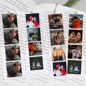 Heated Rivalry Acrylic Photo Bookmark - Heated Rivalry Movie Bookmark - Acrylic Engraved Bookmark, Fan Merch, LGBT Movie Photo Bookmarks