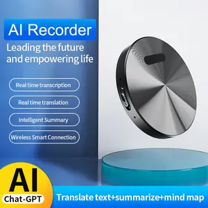 AI Smart Voice Recorder-One-Touch Recording,AI  Translate  And Summarize,Magnetic Case,HD Noise Reduction,Long Battery,Large Storage,Support Voice to TEXT, Audio ,Travel Gadgets